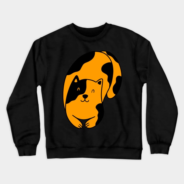 Doodle cat Crewneck Sweatshirt by Savvalinka